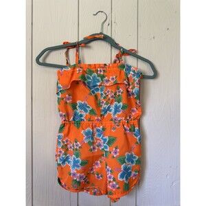 Kala Kids Hawaii Floral Romper Girls Size 7